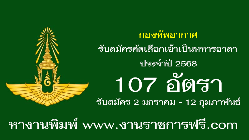 กองทัพอากาศ 107 อัตรา