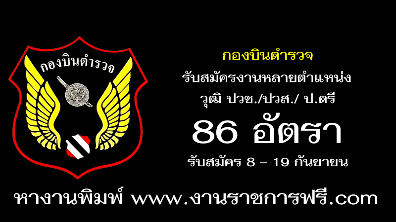 กองบินตำรวจ 86 อัตรา