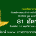 กองทัพอากาศ 81 อัตรา